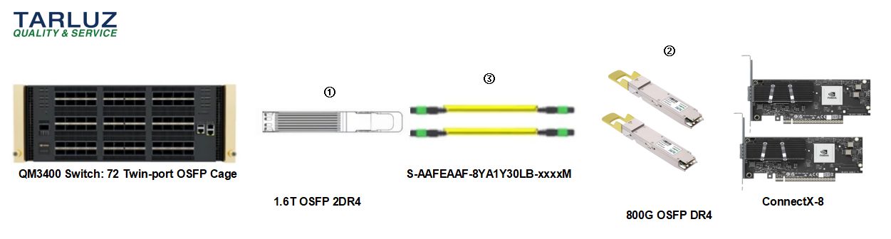 NVIDIA ConnectX-8 1.6T Application Solution - TARLUZ - FIBER OPTIC ...